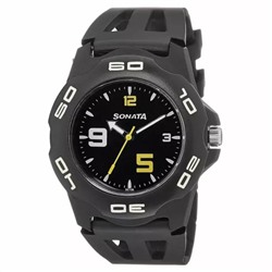 Наручные часы серого цвета, Grey Massive Watch, произв. Sonata