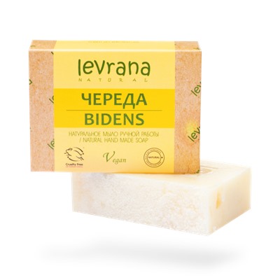 Натуральное мыло ручной работы Череда, 100гр