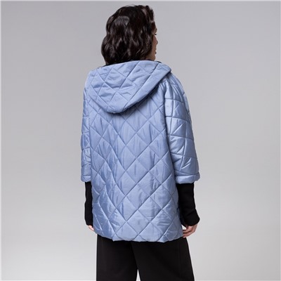 Куртка на синтепоне, След вдохновения (голубая)