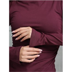 Лонгслив "Крис" Бордо