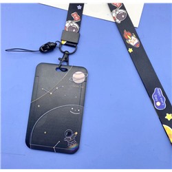 Футляр для карт на ленте "Space walk"