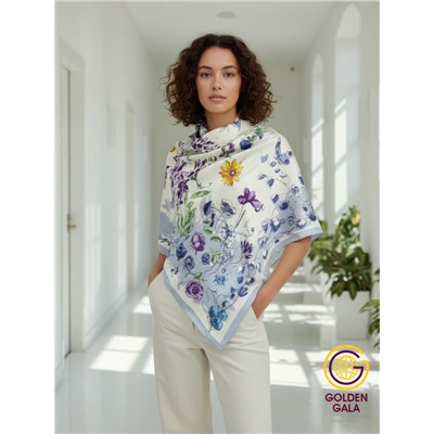 Платок шелковый большой "Парижанка" Арт 2428/22