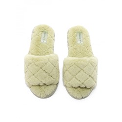 Тапочки «Ромбы» салатовые