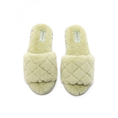 Тапочки «Ромбы» салатовые