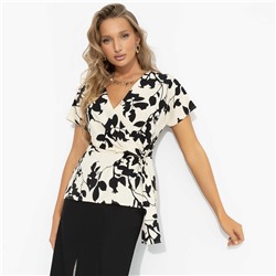 Блуза с декоративной драпировкой, Откройся желаниям (шикарная)