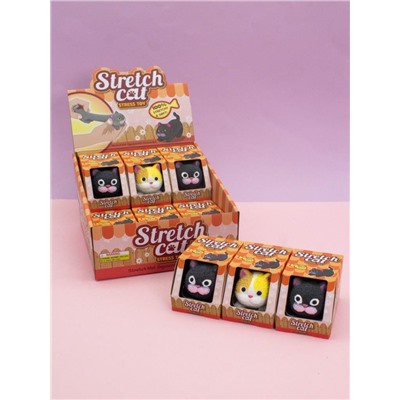 Мялка - антистресс «Soft cat», шоубокс 12 шт.