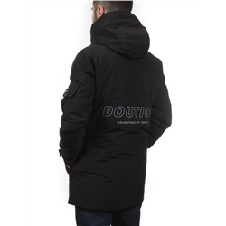 8895 BLACK Куртка мужская зимняя облегченная (130 гр. холлофайбер)