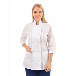 Куртка повара женская М01 тиси / Белый