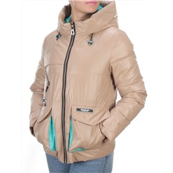 8265 BEIGE Куртка демисезонная женская BAOFANI (100 гр. синтепон)