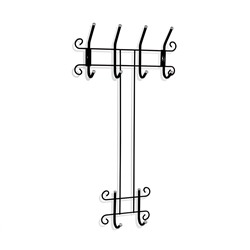 Вешалка Грация 780
                        черный / серый