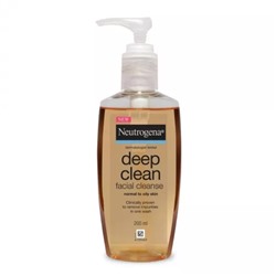 Очищающее средство для лица (200 мл), Deep Clean Facial Cleanser, произв. Neutrogena
