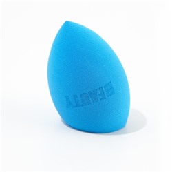 УЦЕНКА Спонж-капля скошенный «Beauty», увеличивается при намокании, цвет синий