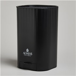 ПОДСТАВКА ДЛЯ НОЖЕЙ AGNESS С ТОЧИЛЬНЫМ КАМНЕМ 13,6*14,6*23 СМ