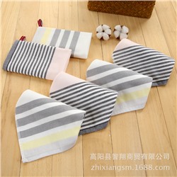 New product Double-layer gauze wool square towel, high-speed square hanging towel, kitchen towel, factory price wholesale cotton gauze