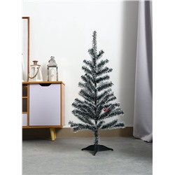 Искусственная ёлка с инеем «Зимнее волшебство. Радуга», 90 см, d нижнего яруса 40 см, d иголок 6 см, 90 веток ПВХ веток отгибаются