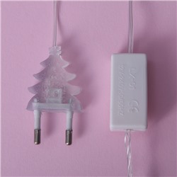 УЦЕНКА НИТЬ, 5 м, с насад. "Клубки КРАСНО-ЗОЛОТИСТЫХ ниток 6 см", LED-20-220V, фиксинг, Т/БЕЛЫЙ 3590