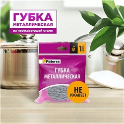 Губка металлическая Paterra Спираль