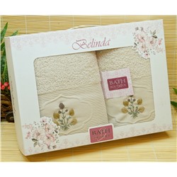 Набор Махровых Полотенец 70x140 + 50x90 см. 2 шт/уп. BATH BOUTIQUE - Belinda