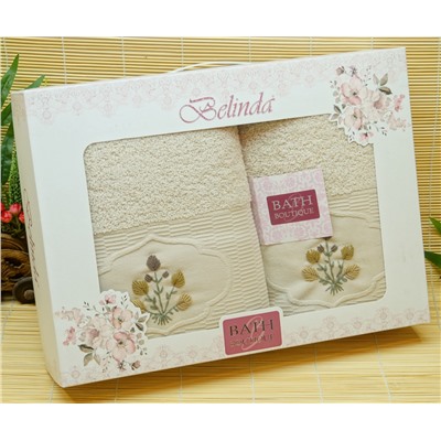 Набор Махровых Полотенец 70x140 + 50x90 см. 2 шт/уп. BATH BOUTIQUE - Belinda