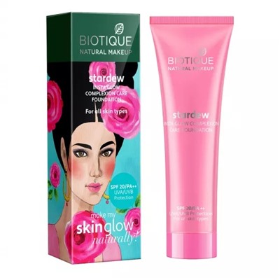 Тональный крем с SPF 20: оттенок Фарфор (30 мл), Stardew Insta Complexion Care Foundation SPF 20 Porcelain, произв. Biotique