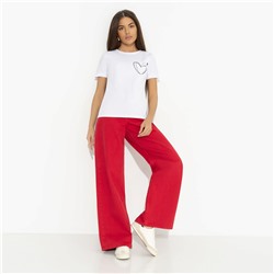 Футболка с принтом на спинке, Любовь с первого взгяда