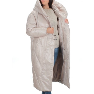22-203 BEIGE Пальто зимнее женское (200 гр. тинсулейт)