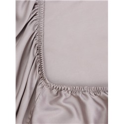 Простыня на резинке SL Home Modal 140×200+30 см, серая