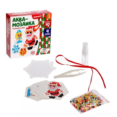 Уценка Аквамозаика «Дед Мороз и Снегурочка», подвес на ёлку