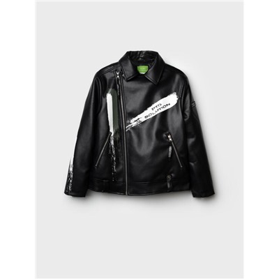 Куртка из экокожи для мальчика