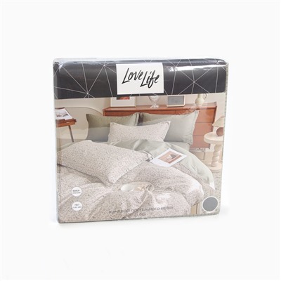 Постельное бельё LoveLife 1,5сп Line, 143*215см,150*225см,50*70см-2шт,100%хлопок, сатин, 125г/м²