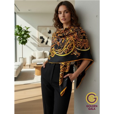 Платок шелковый большой "Парижанка" Арт 2428/7