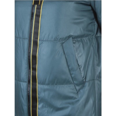 B19108 GRAY/GREEN Пальто демисезонное женское Aikesdfrs
