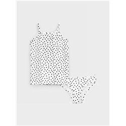 Комплект для девочки: майка, трусы