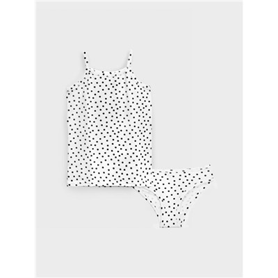 Комплект для девочки: майка, трусы