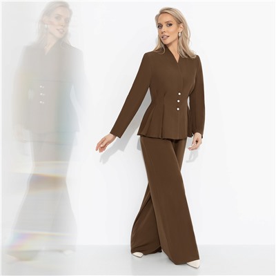 Брючный костюм приталенного силуэта, Время знаков (2 в 1, пылкая штучка)