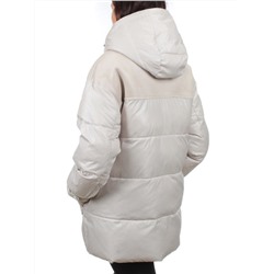 338-X28 LT. BEIGE Куртка зимняя женская (200 гр. холлофайбер)