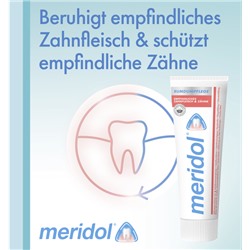 meridol Zahnpasta RUNDUMPFLEGE empfindliches Zahnfleisch & Zahne, Меридол Зубная паста для чувствительных десен и зубов, 75 мл
