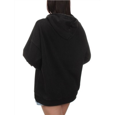 8811 BLACK Худи женское (90% хлопок, 10% полиэстер)
