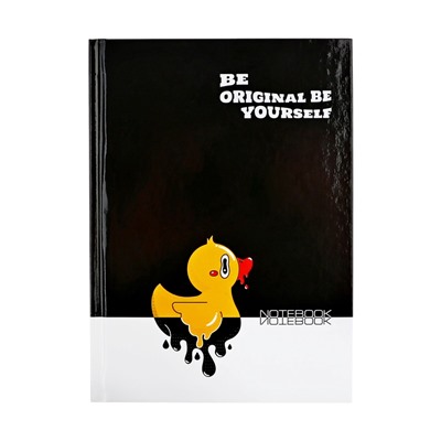 Записная книжка А6+, 80л Уточка, тв обл, глянц лам