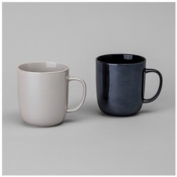 НАБОР КРУЖЕК BRONCO "GLOSS" 2 ШТ. 400 МЛ МИКС