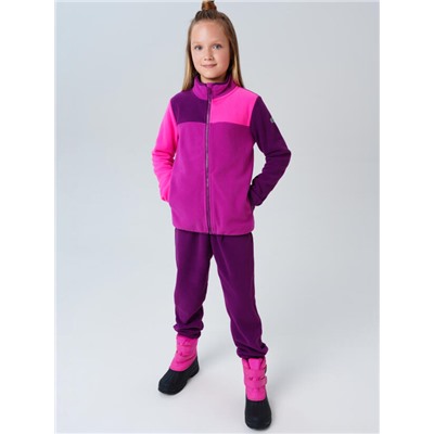 Комплект для девочки: куртка и брюки флисовые