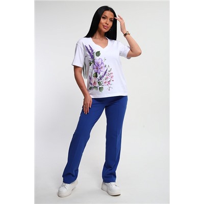 Женский костюм 74725 / васильковый