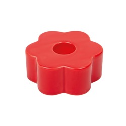 Подсвечник Daisy, Ø8 см, красный