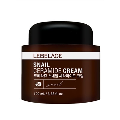 Lebelage Крем для лица с керамидами и муцином улитки / Snail Ceramide Cream, 100 мл