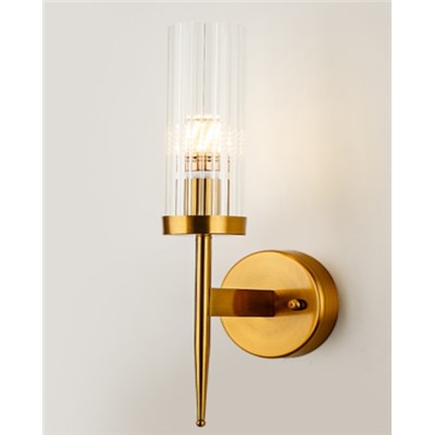 299-225 Бра диам 11 см, выс. 43 см (х1)Стекло+метал