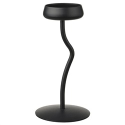 SILVERPÄRON, Blockkerzenhalter, schwarz,, 24 cm