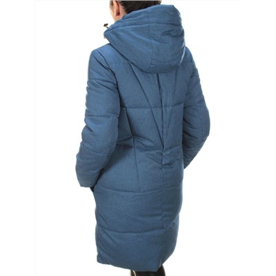 350 BLUE Пальто женское зимнее (200 гр. холлофайбера)