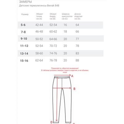 Термолегинсы для мальчика Berrak