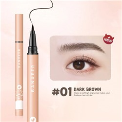 Жидкая подводка карандаш для бровей Banxeer Monster Liquid Eyebrow Pen № 1 1 ml