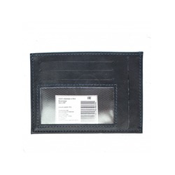 Визитница-кардхолдер Croco-В-207 н/к,  1отд, 9карм,  синий орфей (151)  230943